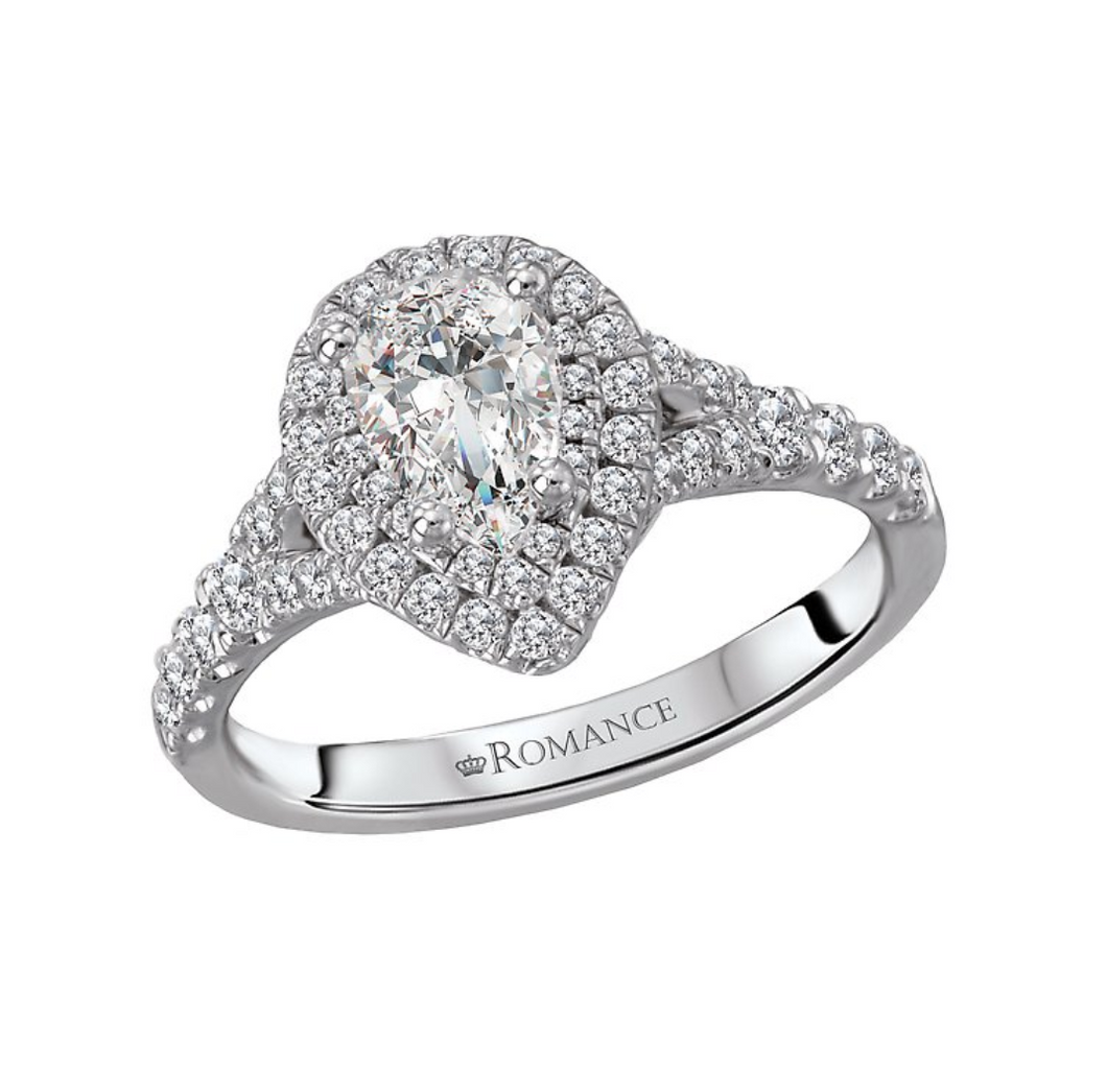 Romance Pear Diamond Ring