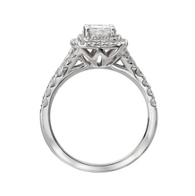 Load image into Gallery viewer, Romance Round Diamond Halo Ring